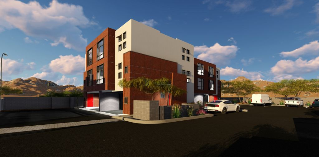 Street view rendering of Project 38